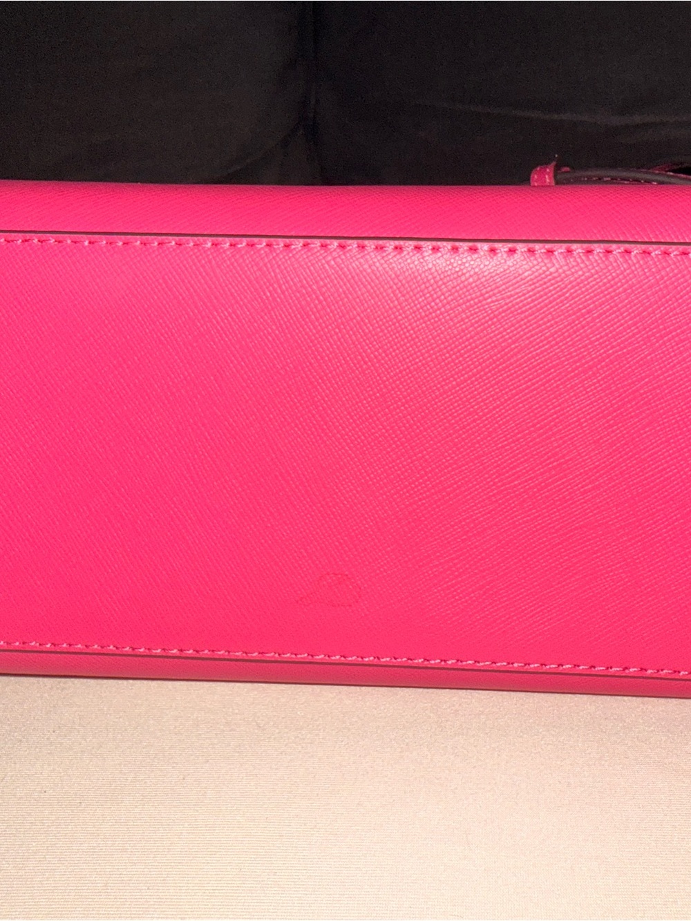 kate spade Bright Pink Leather Satchel with Crossbody Strap - Picture 8 of 13